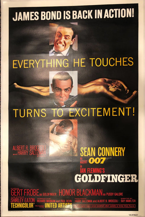 Goldfinger<br>(linen-backed + framed)